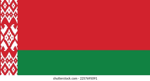 Vector Republic of Belarus flag