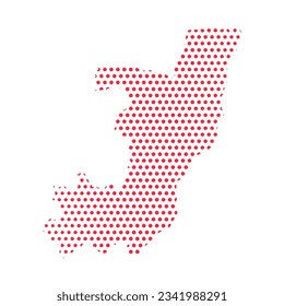 Ilustración de mapa detallado de la República del Congo
, puede utilizarse para diseños de negocios, presentaciones o cualquier diseño adecuado.