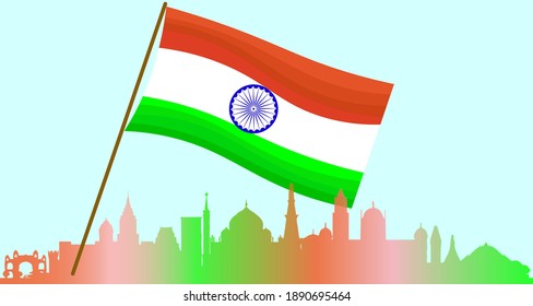 vector republic day Indian flag
