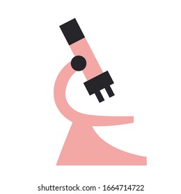 Vector research cannabis pink microscope 