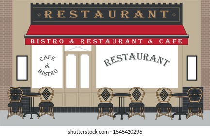 Vector Restaurant Cafe Bistro Food & Drinks