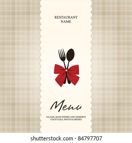 Vector. Restaurant or cafe menu design