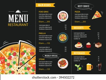 Menu Card Design Hd Stock Images Shutterstock