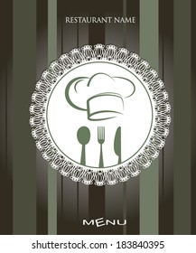Vector restaurant card menu design