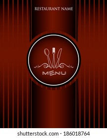 Vector restaurant card menu design