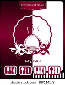 Vector restaurant card menu design