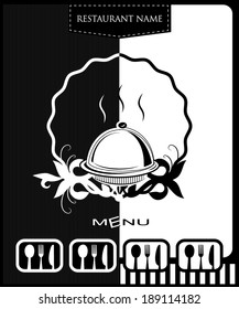Vector restaurant card menu design