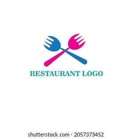 Ejemplo del logotipo del restaurante vector o del logotipo de la categoría de alimentos