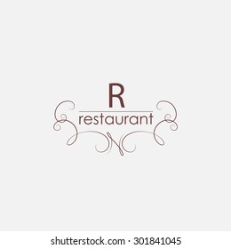 Vector restaurant logotype