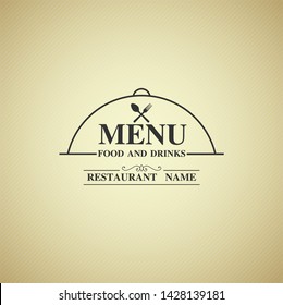 Vector Restaurant menu cover design