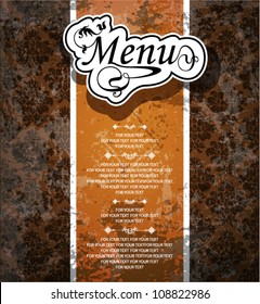 Vector. Restaurant menu design