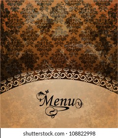 Vector. Restaurant menu design