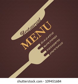 Vector restaurant menu design