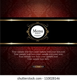 Vector. Restaurant menu design