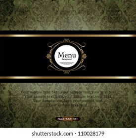 Vector. Restaurant menu design