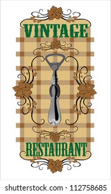 Vector. Restaurant menu design