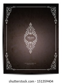 Vector. Restaurant menu design