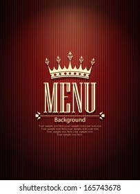 Vector. Restaurant menu design