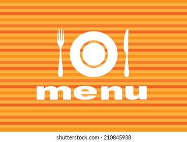 Vector restaurant menu design