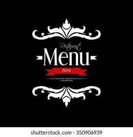 Vector. Restaurant menu design