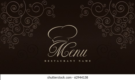 Vector. Restaurant menu design