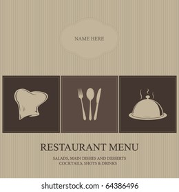 Vector. Restaurant menu design