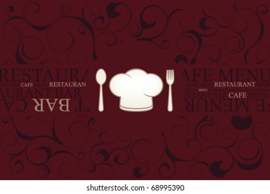 Vector. Restaurant menu design