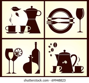 Vector. Restaurant menu design