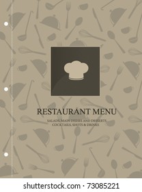 Vector. Restaurant menu design