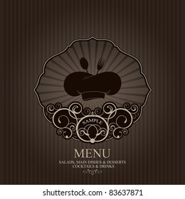 Vector. Restaurant menu design