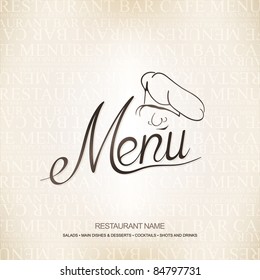 Vector. Restaurant menu design