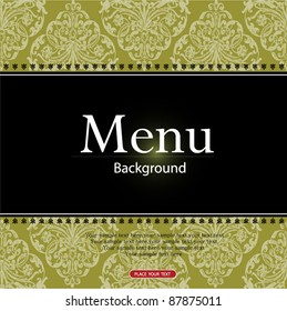 Vector. Restaurant menu design