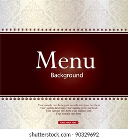 Vector. Restaurant menu design