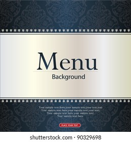 Vector. Restaurant menu design