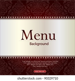 Vector. Restaurant menu design