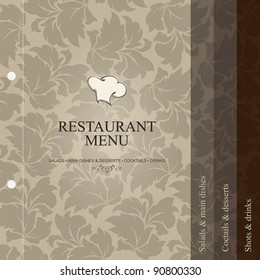 Vector. Restaurant menu design