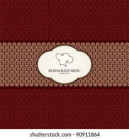 Vector. Restaurant menu design