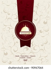 Vector. Restaurant menu design