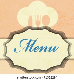 vector. restaurant menu design
