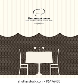 Vector. Restaurant menu design