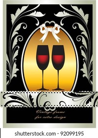 Vector. Restaurant menu design