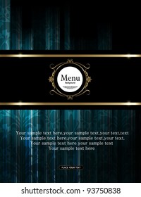Vector. Restaurant menu design