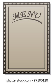 vector restaurant menu design