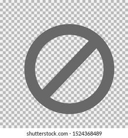 Vector restriction sign forbiding any thing
