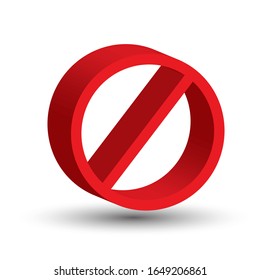 Signo de restricción de vectores que prohíbe cualquier cosa