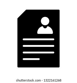 Vector Resume Icon
