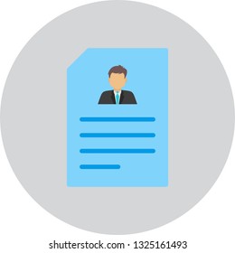 Vector Resume Icon