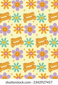 Vector retro 70 de fondo groovy