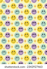 Vector retro 70s groovy background