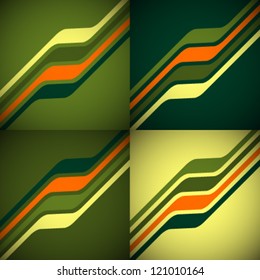 Vector Retro Abstract Background